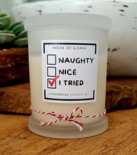 Load image into Gallery viewer, Naughty Santa Soy Candle Collection