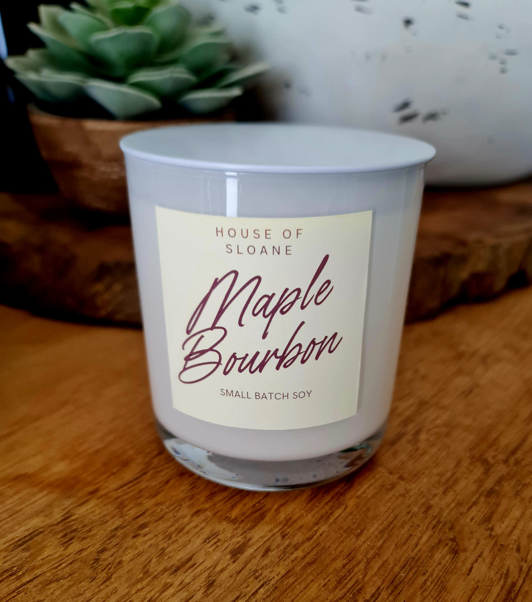 Maple Bourbon Soy Candle