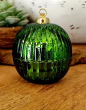 Load image into Gallery viewer, Christmas Bauble shaped Soy Candles
