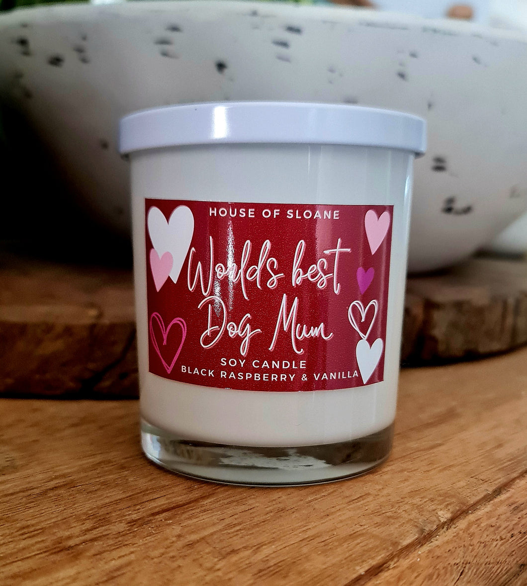 Best Dog Mum Soy candle