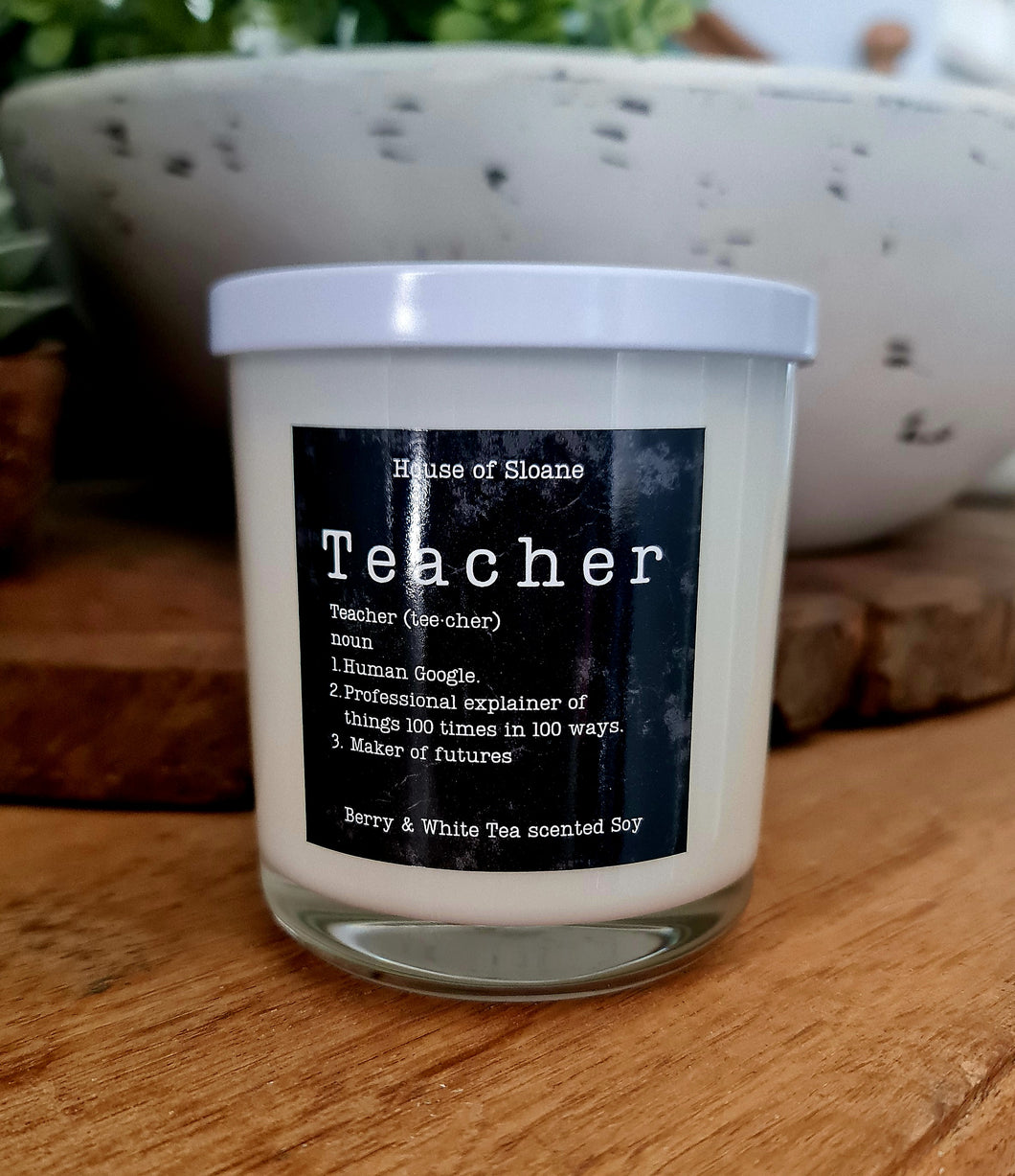 Teachers appreciation Soy Candle